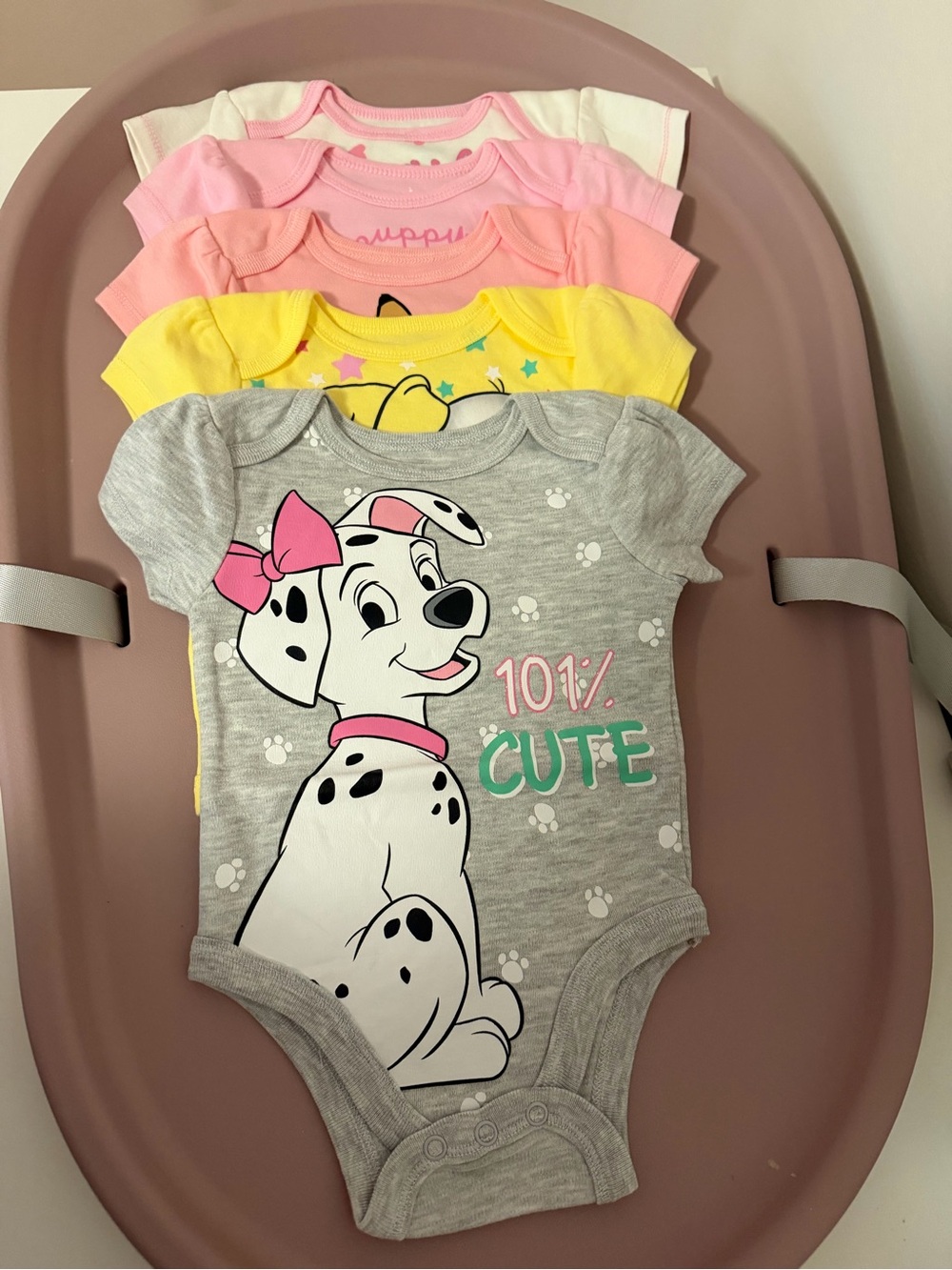 Disney Set of 5 Shirts 3-6mos